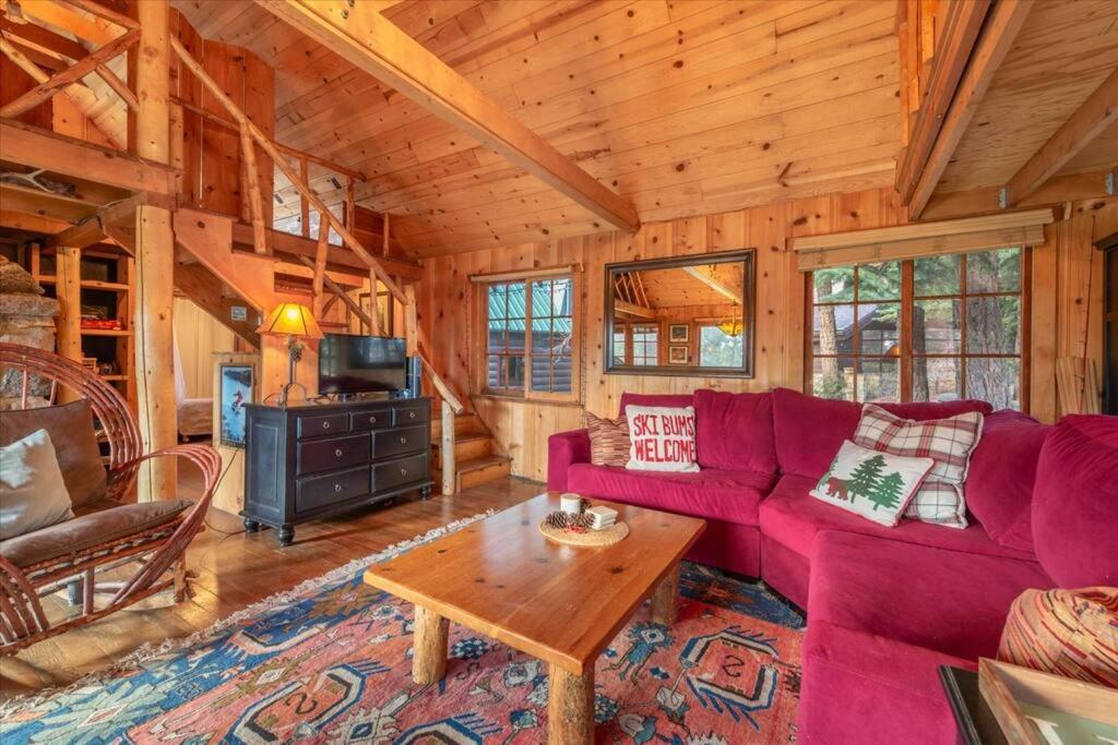 Coziest Cabin In Tahoe W Stone Fireplace Comfy Beds Close To Slopes & Lake Carnelian Bay Dış mekan fotoğraf